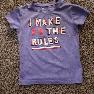 Little girls size 5 Under Armour shirt